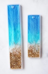 Resin Beach Bookmarks Made with EasyCast - Resin Crafts Blog