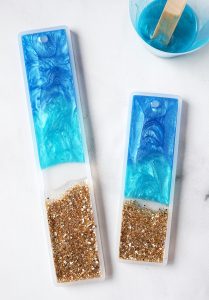 Resin Beach Bookmarks Made with EasyCast - Resin Crafts Blog