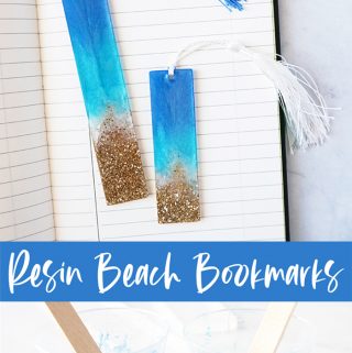 Resin Beach Bookmarks