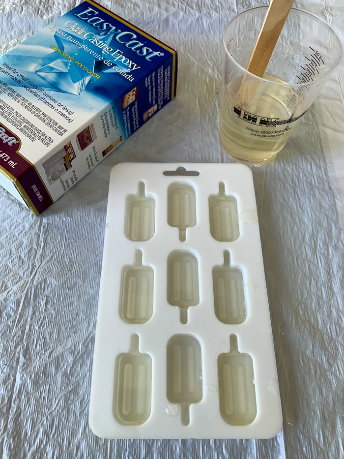 Make resin popsicles with EasyCast Clear Casting Epoxy!
