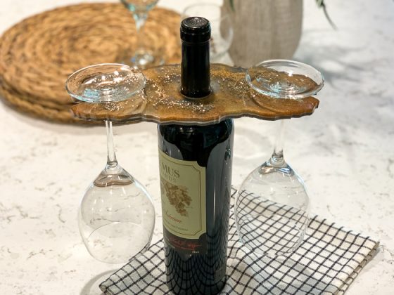 DIY Wine Glass Holder with EasyCast