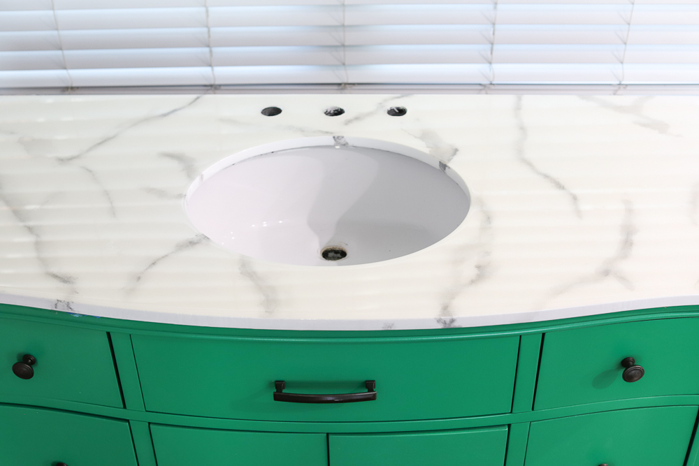 paintec counters for a bathroom countertop makeover