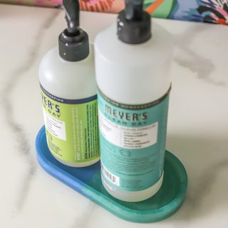 Resin Soap Bottle Tray