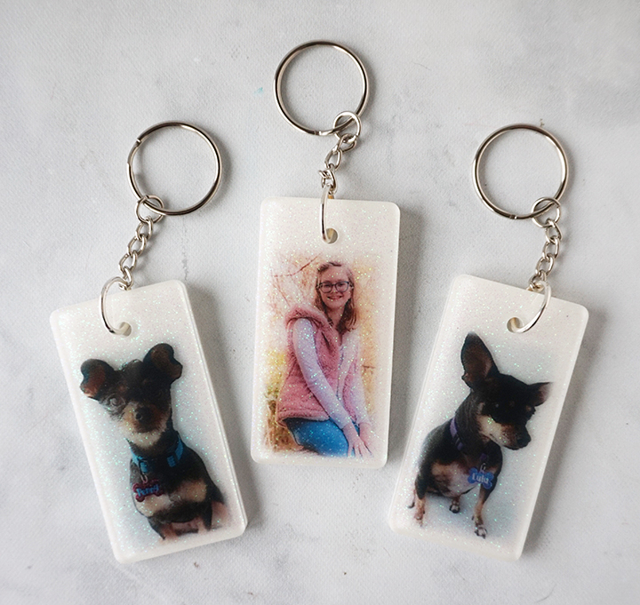Resin Photo Keychains with EasyCast
