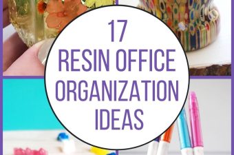 resin organization ideas pin collage with text overlay