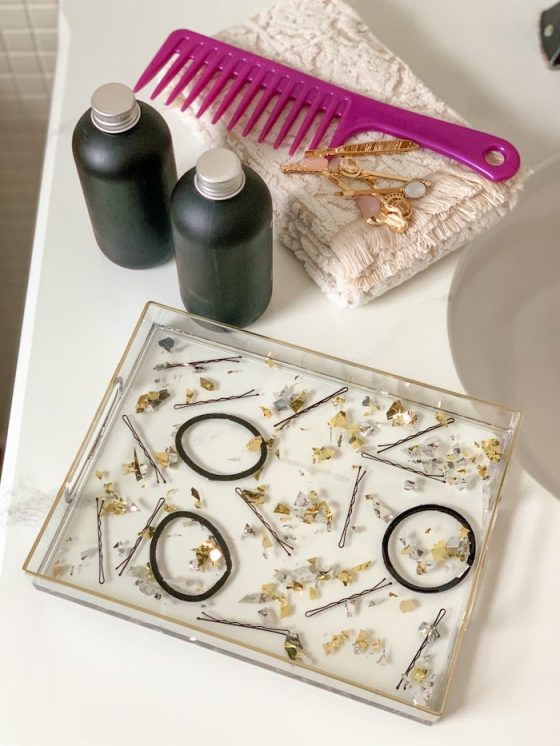 DIY Resin Tray for Hair Accessories with Envirotex Lite