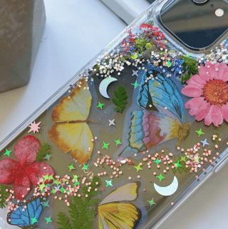 close-up-of-decorated-diy-resin-phone-case-on-a-phone