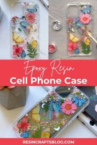 epoxy resin cell phone case diy
