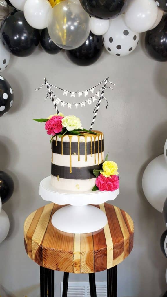 Create your cake topper to say anything you want using custom made resin letters that set in just 15 minutes. Best part is this cake topper can be used over and over!