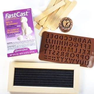 Fast Cast Resin Letterboard Letters DIY (4)