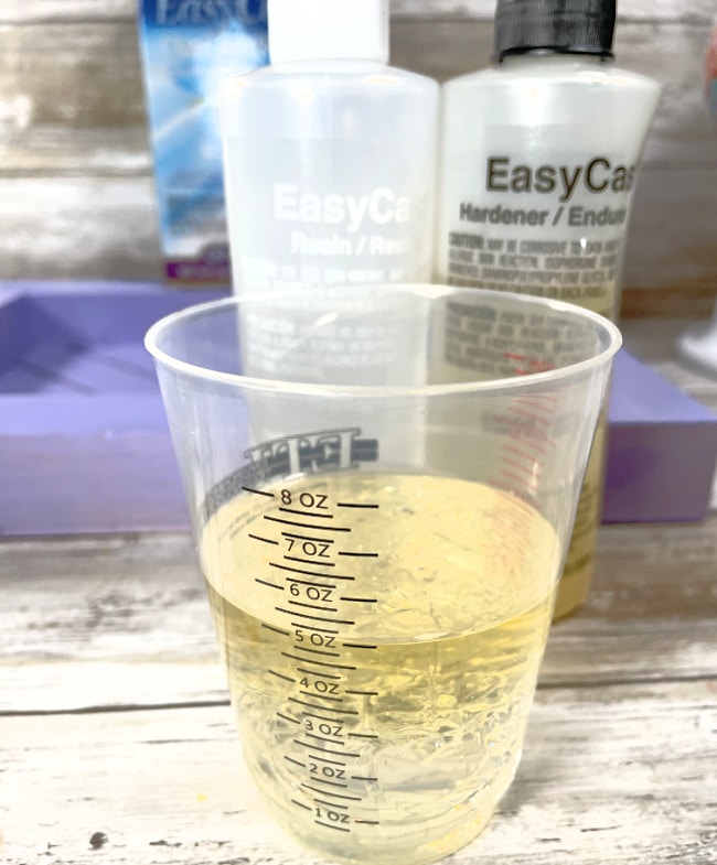 EasyCast Resin in Cup to Mix