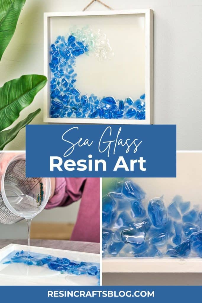 sea glass resin art - Resin Crafts Blog