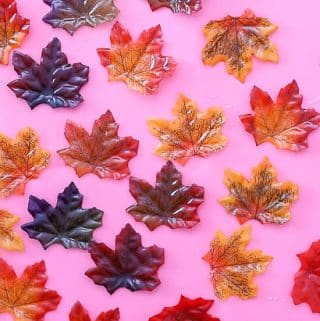 Resin Leaves Wall Hanging