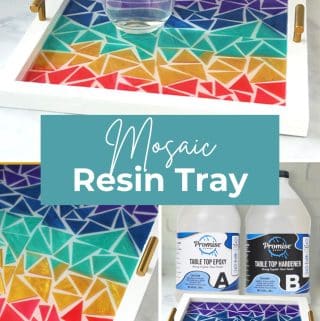Mosaic Resin Tray