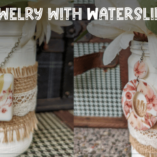 Resin Jewelry with Waterslide Paper