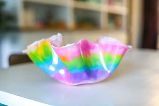 How to Make a Rainbow Resin Bowl