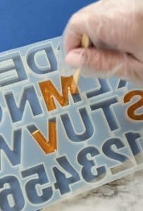 resin letter molds