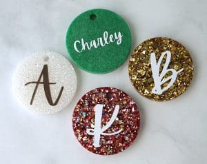 personalized resin gift tags