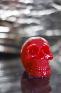 skull made of resin
