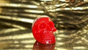 light up skull made with amazing deep pour epoxy