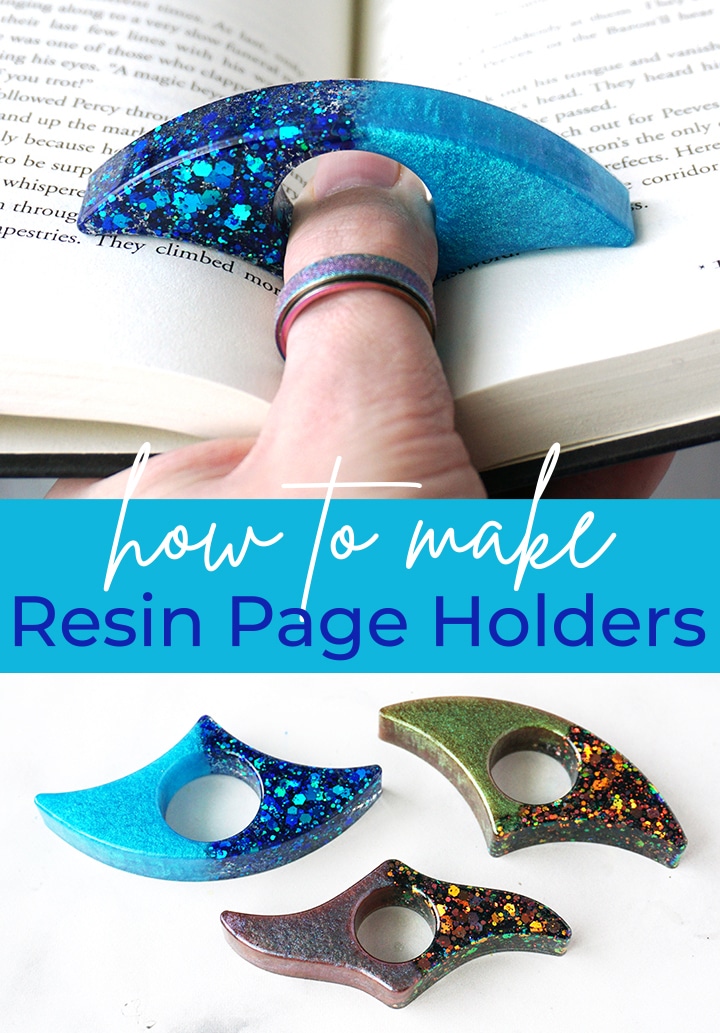 resin page holders via @resincraftsblog