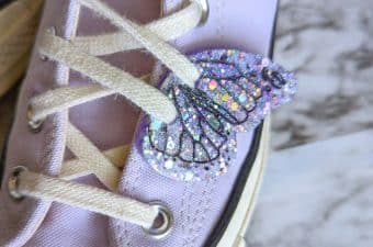 butterfly shoe wing