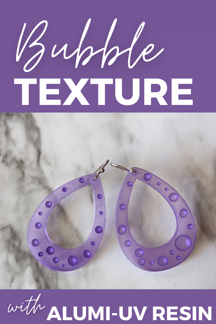 How to Create Bubble Texture with UV Resin via @resincraftsblog