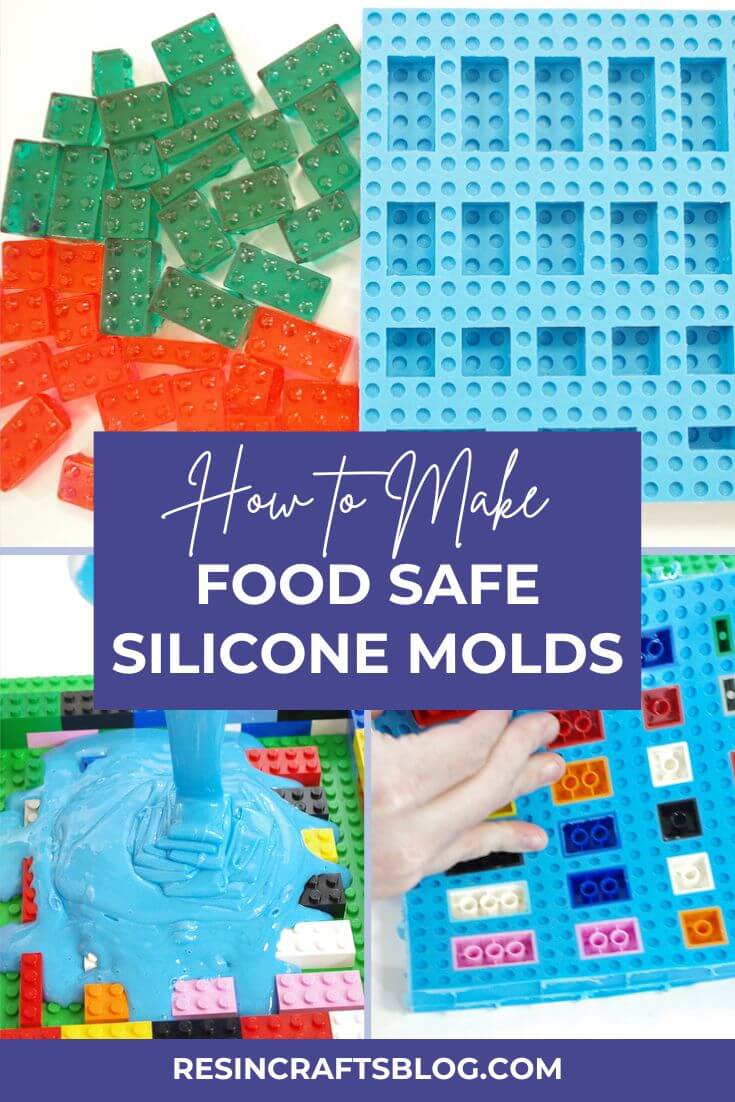 How to Make Food Grade Silicone Molds for chocolate, candy, and more! via @resincraftsblog